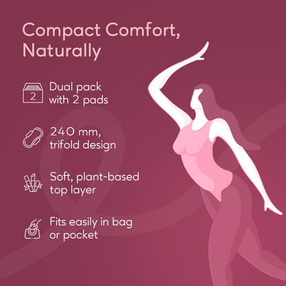 OVO Bamboo Ultra Pads Regular TRAVEL PACK (Pack of 3)